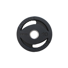 TKO 300Lb Olympic Rubber Plate Set w/1,000lb Bar & Collars, Commercial 803OR-300K