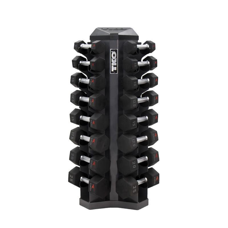 TKO 8 Pr. Vertical Dumbbell Rack 826VDR8-SM