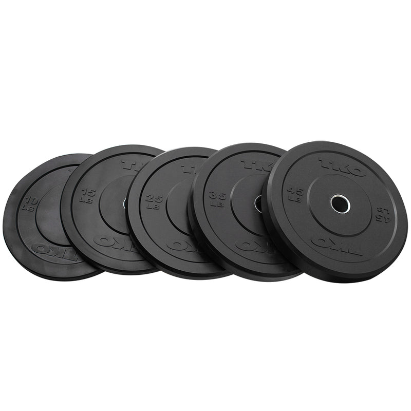 TKO 445Lb Olympic Rubber Plate set 803OR-445