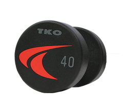 TKO 5-50lb Signature Urethane Dumbbell Set 830US-A10