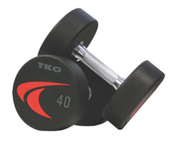 TKO 5-50lb Signature Urethane Dumbbell Set 830US-A10