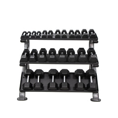 TKO 3-Tier Horizontal Dumbbell Rack 890HDR