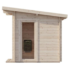 SaunaLife Model G4 Outdoor Home Sauna Kit Garden-Series - Up to 6 Persons
