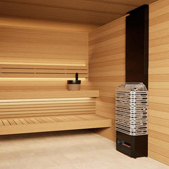 Stainless Saunum AIR 5 Sauna Heater Air Series, 4.8kW Sauna Heater w/Climate Equalizer, Stainless 4745090017892