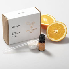 Saunum Aroma Oil Set Sweet-Orange Aroma Oil with Reservoir, 10ml