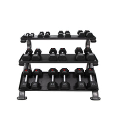 TKO 3-Tier Horizontal Dumbbell Rack 890HDR