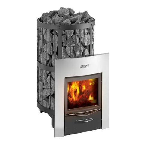 Harvia Legend 240 Duo Series Sauna Wood Burning Stove/Fireplace Combo WK240LDLUX
