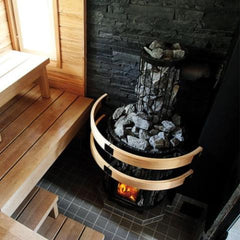 Harvia Legend 300 DUO Series Sauna Wood Burning Stove/Fireplace Combo WK300LDLUX