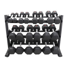 TKO 3-Tier Rail DB Rack, Black 6230-B