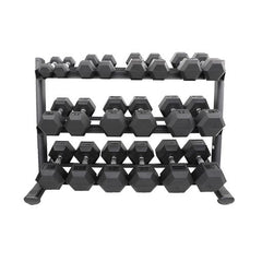 TKO 3-Tier Rail DB Rack, Black 6230-B