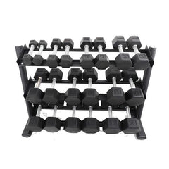 TKO 3-Tier Rail DB Rack, Black 6230-B